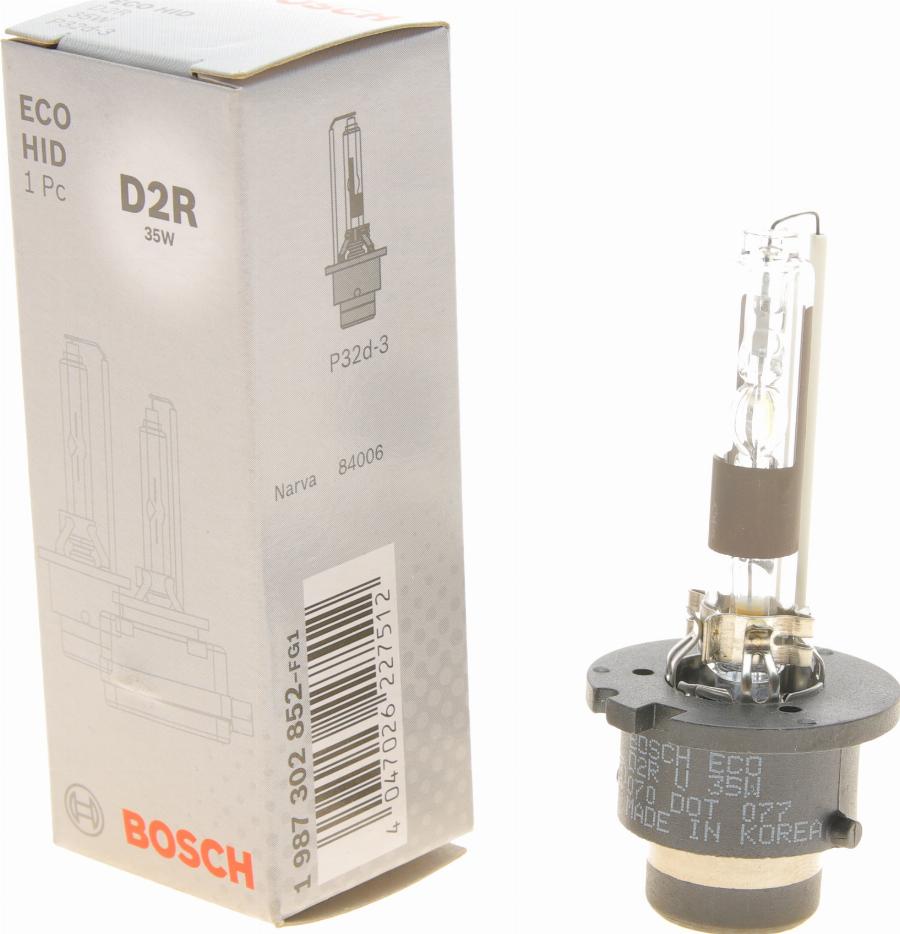 BOSCH 1 987 302 852 - Bulb, headlight autospares.lv