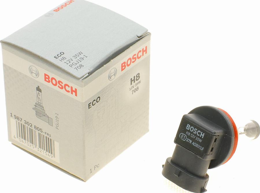 BOSCH 1 987 302 805 - Bulb, spotlight autospares.lv