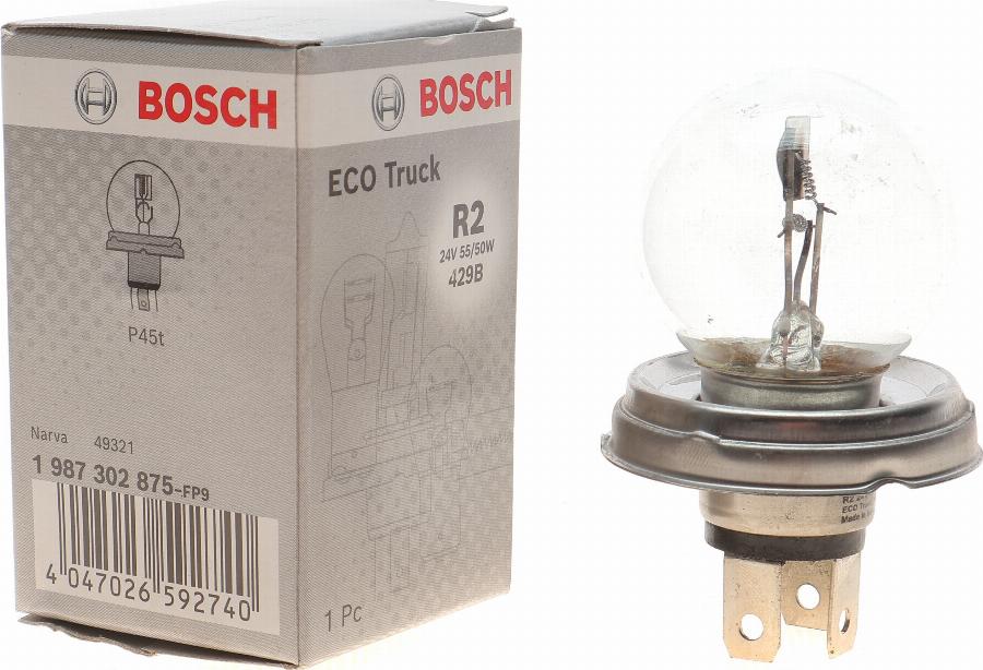 BOSCH 1 987 302 875 - Bulb autospares.lv