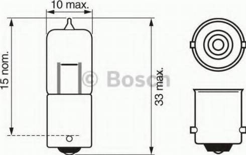 BOSCH 1 987 302 245 - Bulb, instrument lighting autospares.lv