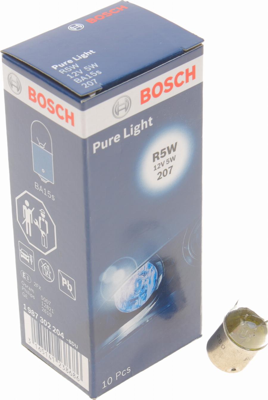 BOSCH 1 987 302 204 - Bulb, indicator autospares.lv