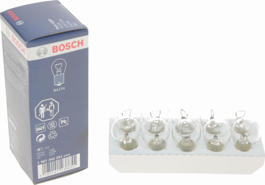 BOSCH 1 987 302 201 - Bulb, indicator autospares.lv