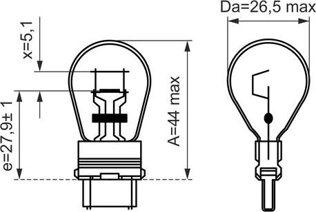 BOSCH 1 987 302 273 - Bulb, tail fog light autospares.lv