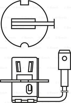 BOSCH 1 987 302 732 - Bulb autospares.lv