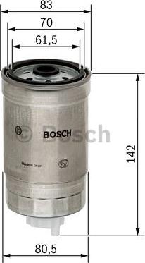 BOSCH 1 457 434 510 - Fuel filter autospares.lv