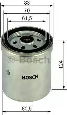 BOSCH 1 457 434 050 - Fuel filter autospares.lv