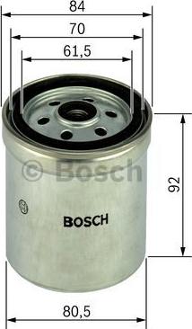 BOSCH 1 457 434 051 - Fuel filter autospares.lv