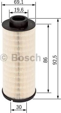 BOSCH 1 457 431 705 - Fuel filter autospares.lv