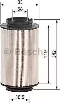 BOSCH 1 457 431 715 - Fuel filter autospares.lv