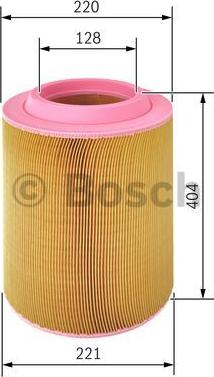 BOSCH 1 457 433 568 - Air Filter, engine autospares.lv