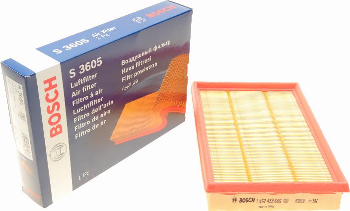 BOSCH 1 457 433 605 - Air Filter, engine autospares.lv