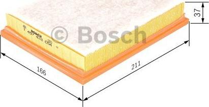 BOSCH 1 457 433 054 - Air Filter, engine autospares.lv