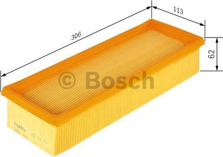 BOSCH 1 457 433 297 - Air Filter, engine autospares.lv