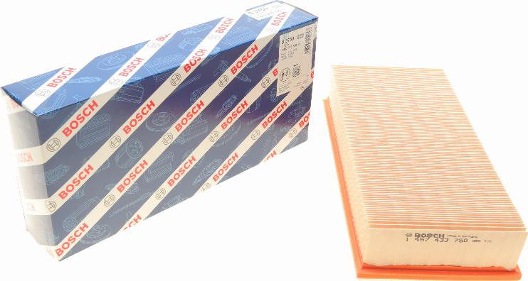 BOSCH 1 457 433 750 - Air Filter, engine autospares.lv