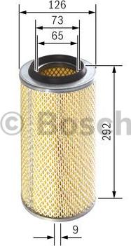 BOSCH 1 457 429 932 - Air Filter, engine autospares.lv