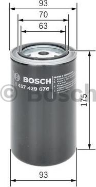 BOSCH 1 457 429 676 - Fuel filter autospares.lv