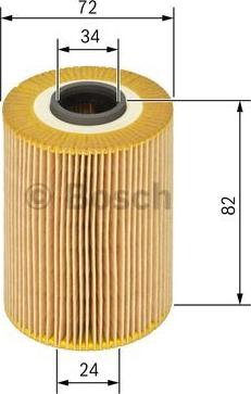 BOSCH 1 457 429 197 - Oil Filter autospares.lv