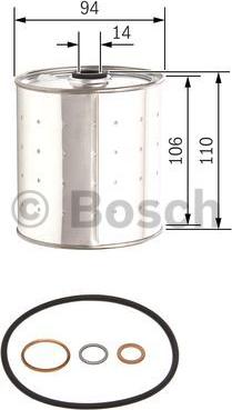 BOSCH 1 457 429 170 - Oil Filter autospares.lv