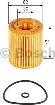 BOSCH 1 457 429 257 - Oil Filter autospares.lv