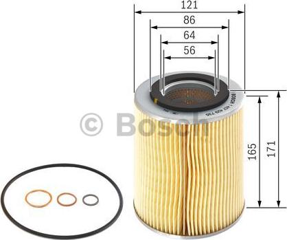 BOSCH 1 457 429 735 - Oil Filter autospares.lv