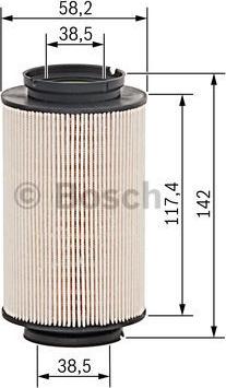 BOSCH 1 457 070 007 - Fuel filter autospares.lv