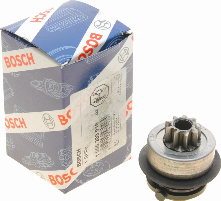 BOSCH 1 006 209 919 - Pinion, bendix, starter autospares.lv