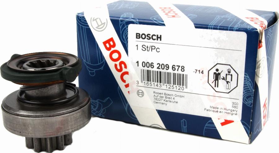 BOSCH 1 006 209 678 - Pinion, bendix, starter autospares.lv