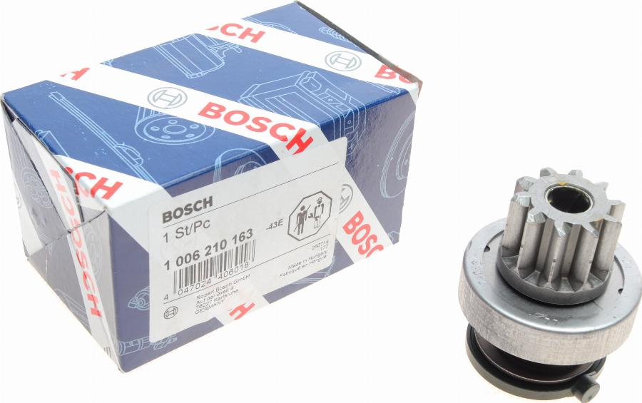 BOSCH 1 006 210 163 - Pinion, bendix, starter autospares.lv