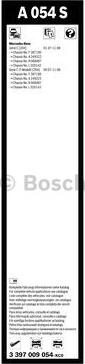 BOSCH 3 397 009 054 - Wiper Blade autospares.lv