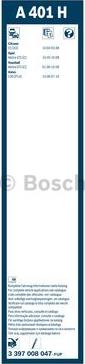 BOSCH 3 397 008 047 - Wiper Blade autospares.lv