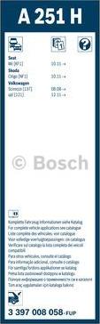 BOSCH 3 397 008 058 - Wiper Blade autospares.lv