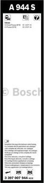 BOSCH 3 397 007 944 - Wiper Blade autospares.lv