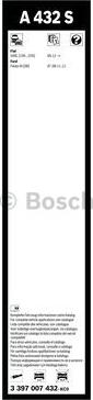 BOSCH 3 397 007 432 - Wiper Blade autospares.lv