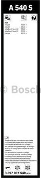 BOSCH 3 397 007 540 - Wiper Blade autospares.lv