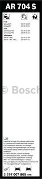 BOSCH 3 397 007 565 - Wiper Blade autospares.lv