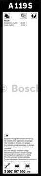 BOSCH 3 397 007 502 - Wiper Blade autospares.lv