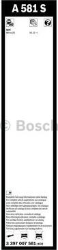 BOSCH 3 397 007 581 - Wiper Blade autospares.lv