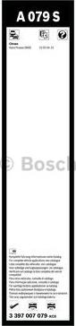 BOSCH 3 397 007 079 - Wiper Blade autospares.lv