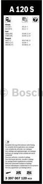 BOSCH 3 397 007 120 - Wiper Blade autospares.lv