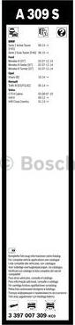 BOSCH 3 397 007 309 - Wiper Blade autospares.lv