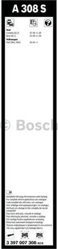 BOSCH 3 397 007 308 - Wiper Blade autospares.lv