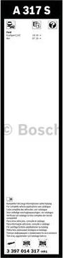 BOSCH 3 397 014 317 - Wiper Blade autospares.lv