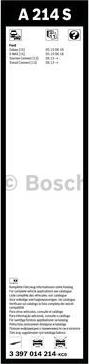 BOSCH 3 397 014 214 - Wiper Blade autospares.lv