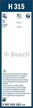 BOSCH 3 397 015 102 - Wiper Blade autospares.lv