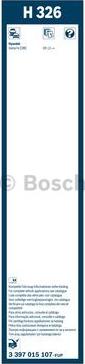 BOSCH 3 397 015 107 - Wiper Blade autospares.lv