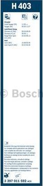 BOSCH 3 397 011 592 - Wiper Blade autospares.lv