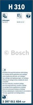 BOSCH 3 397 011 654 - Wiper Blade autospares.lv