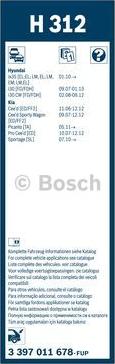 BOSCH 3 397 011 678 - Wiper Blade autospares.lv