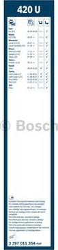 BOSCH 3 397 011 354 - Wiper Blade autospares.lv