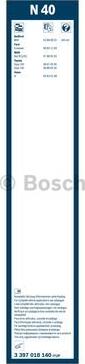 BOSCH 3 397 018 140 - Wiper Blade autospares.lv